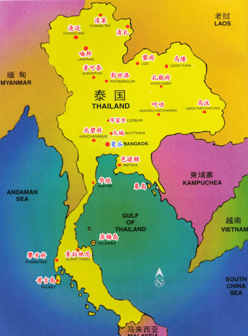 泰国最新分布概览，热带风情万种，带你领略万象之美